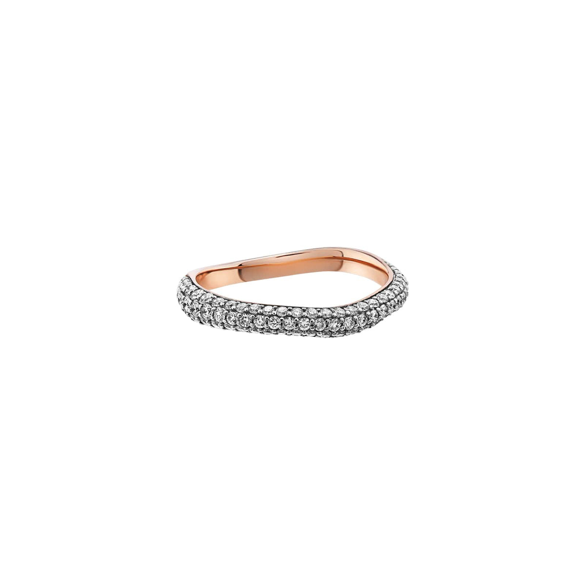 Amorph Pave Pinky Ring