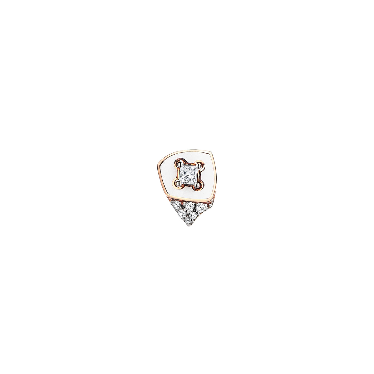 Adalyn Earring Roslow Gold / White Brilliant Diamond