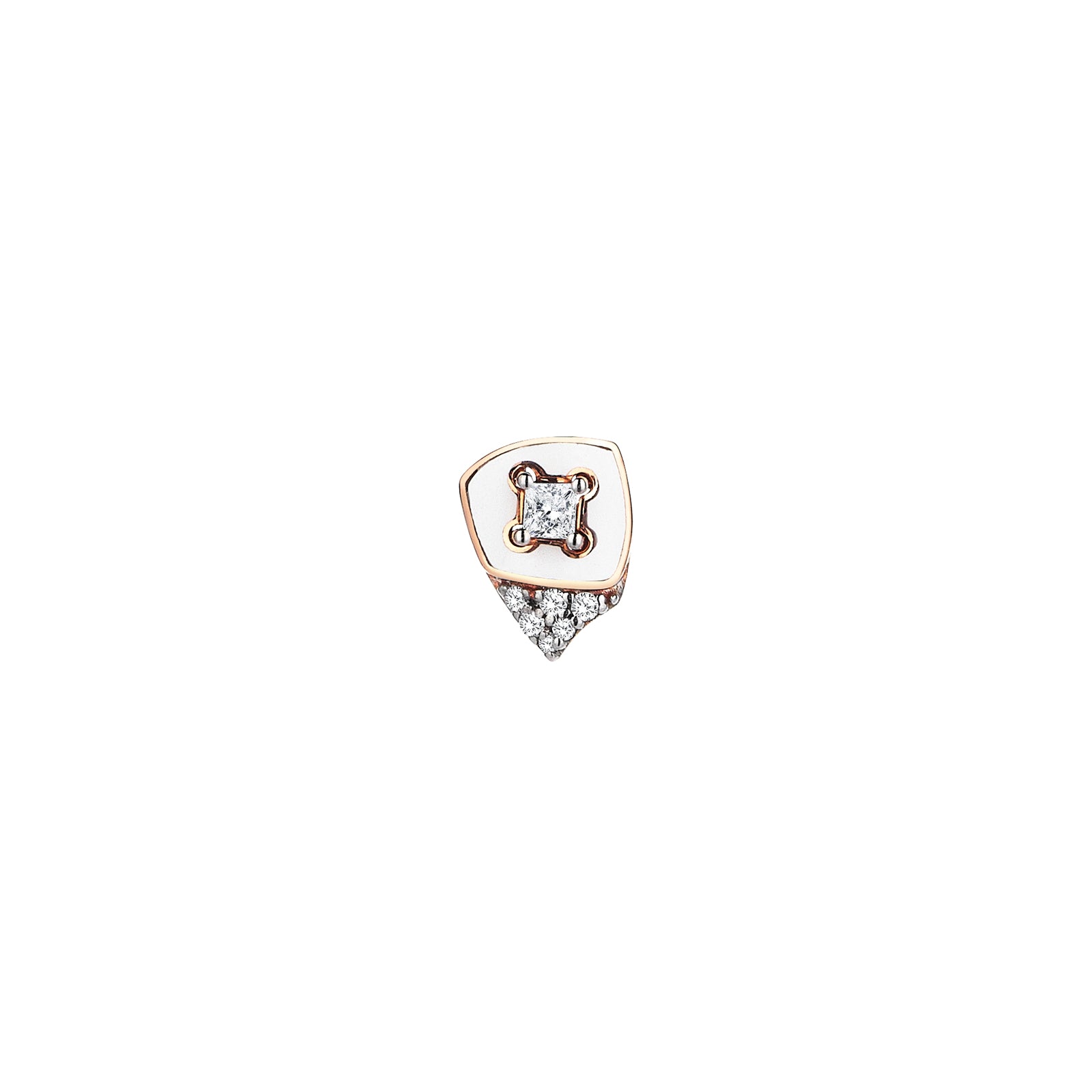 Adalyn Earring Roslow Gold / White Brilliant Diamond