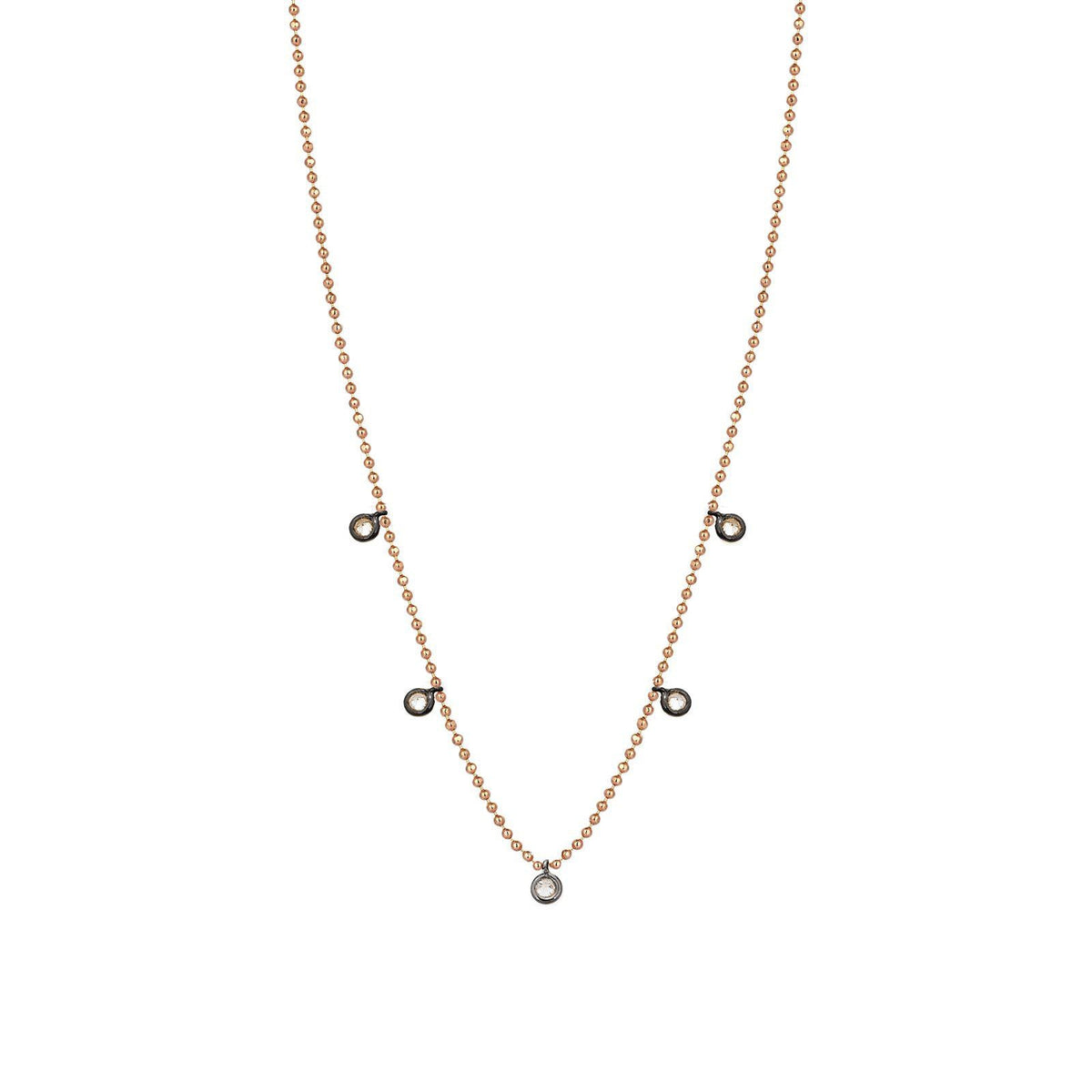 5 Solitaires Necklace