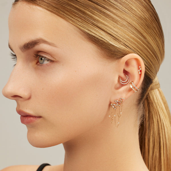 Milky Way Dangling Earring