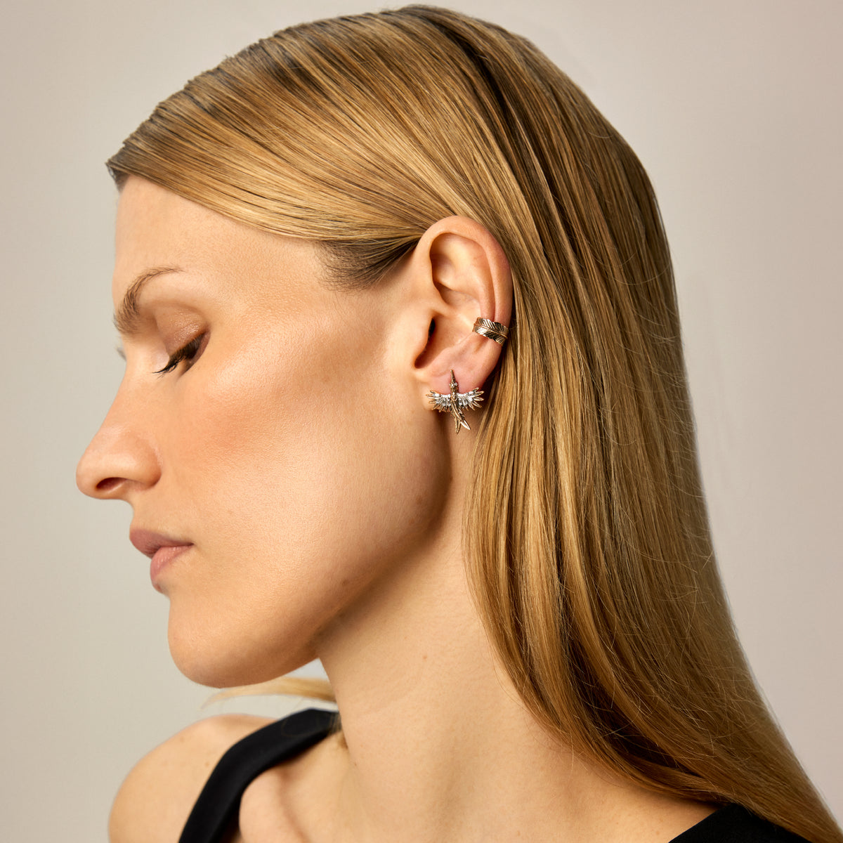 Mini Phoenix Stud Earring