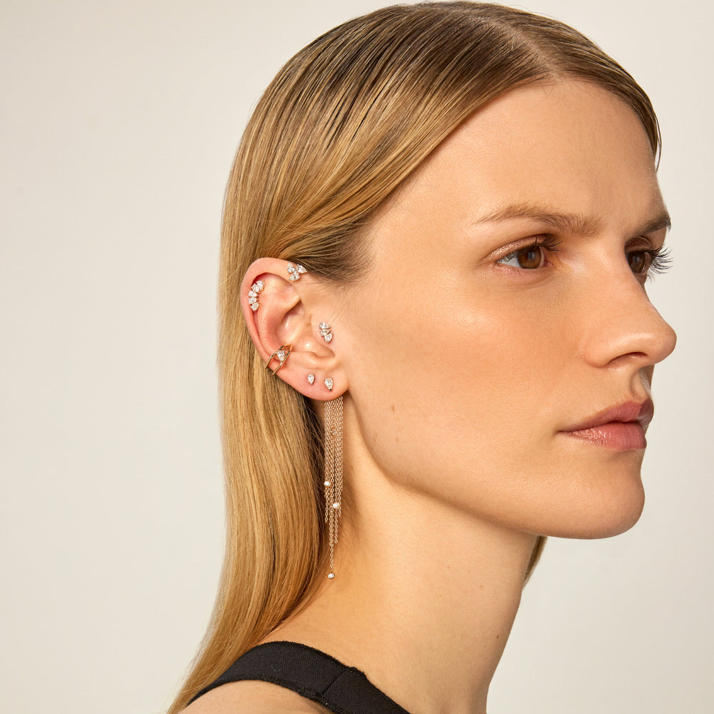 Trio Pear Maxi Stud Piercing