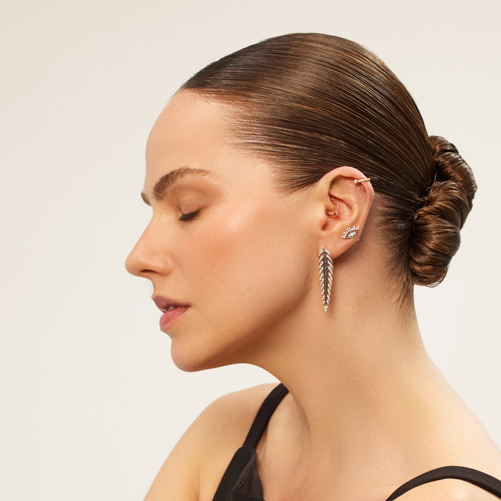 Croco Dangling Earring