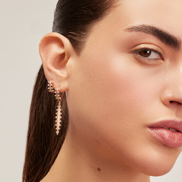 Jolie Dangling Hoop Earring