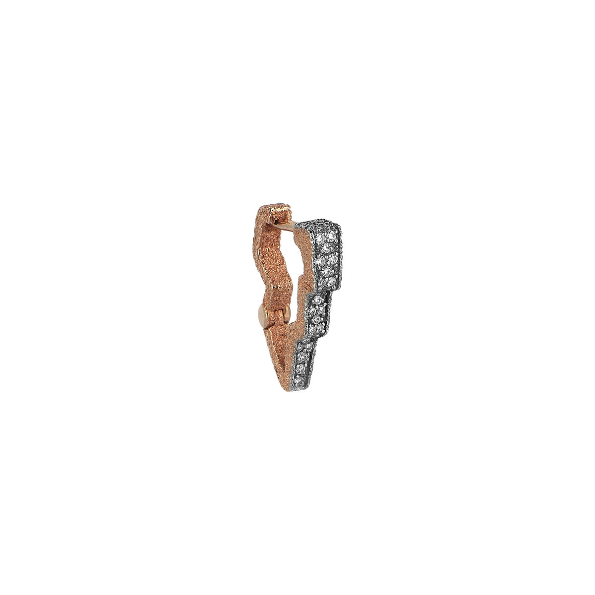Mini Pave Flash Hoop Earring