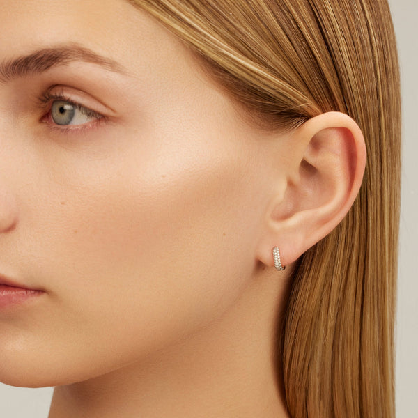 Cube Hoop Earring
