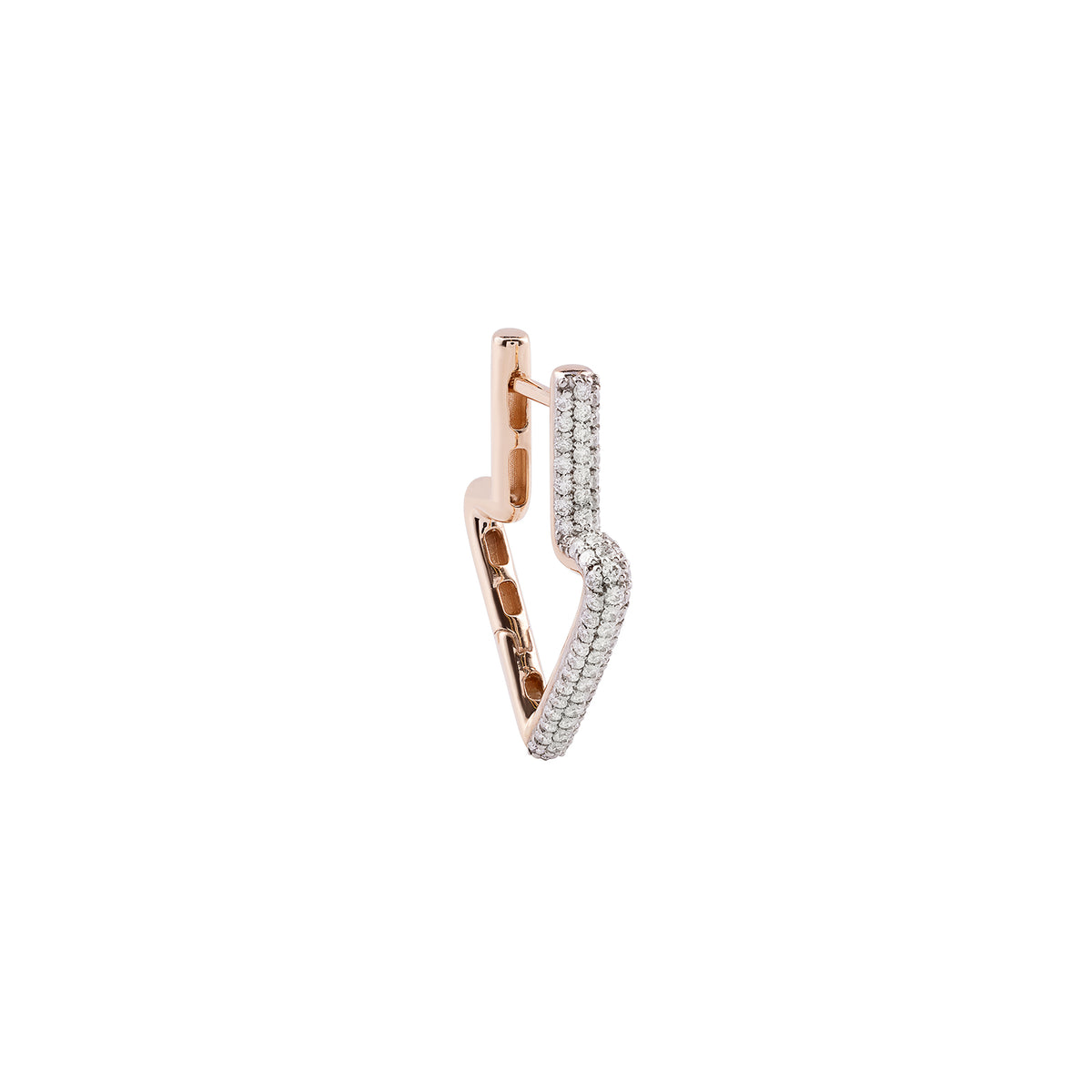 Mini Wander Earring Roslow Gold / White Brilliant Diamond