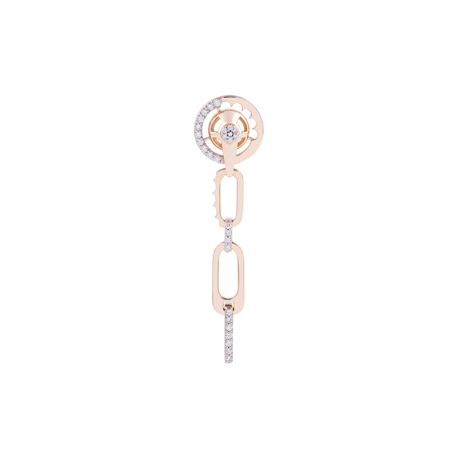 Facet Earring Roslow Gold / White Brilliant Diamond