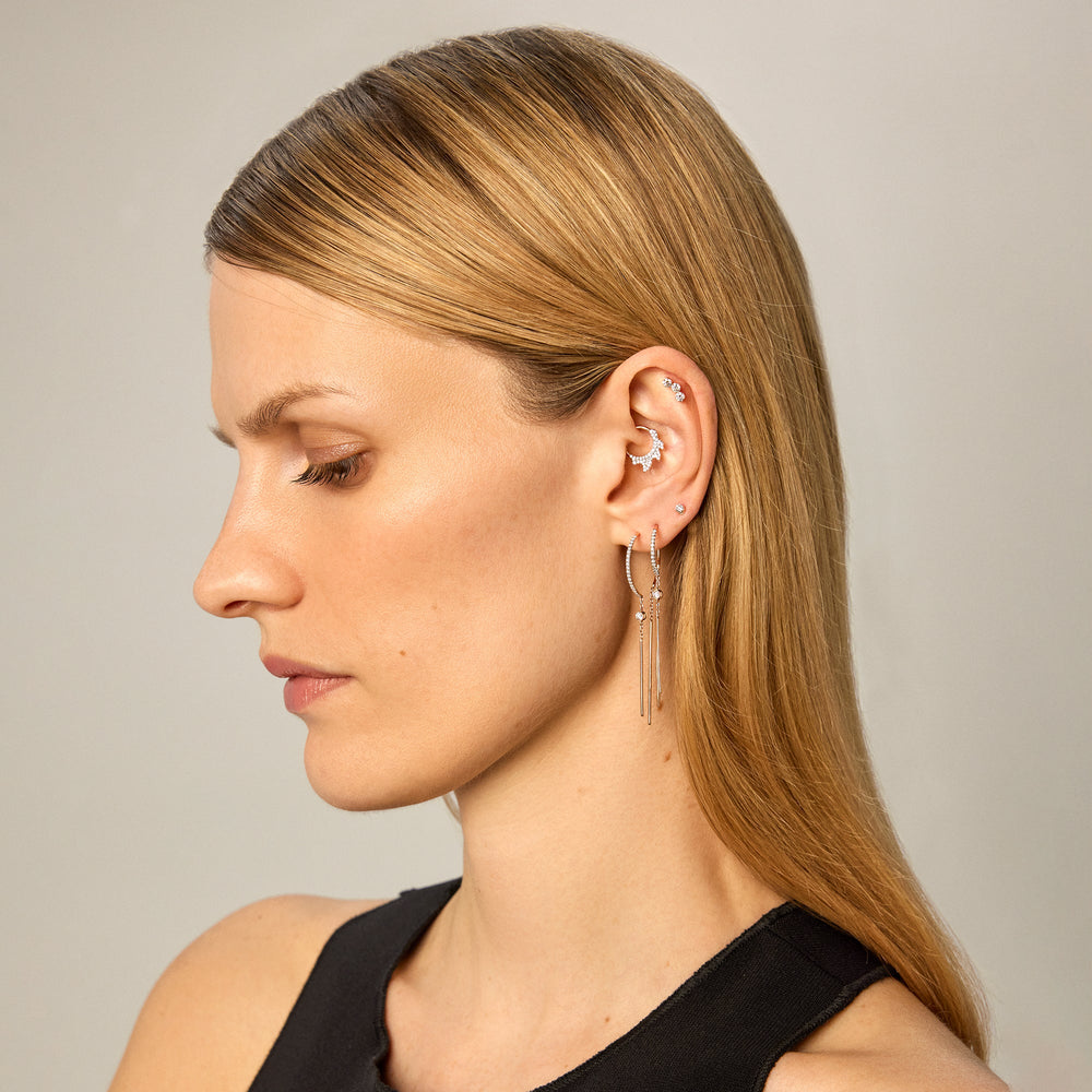 Shimmery Lucia Hoop Piercing
