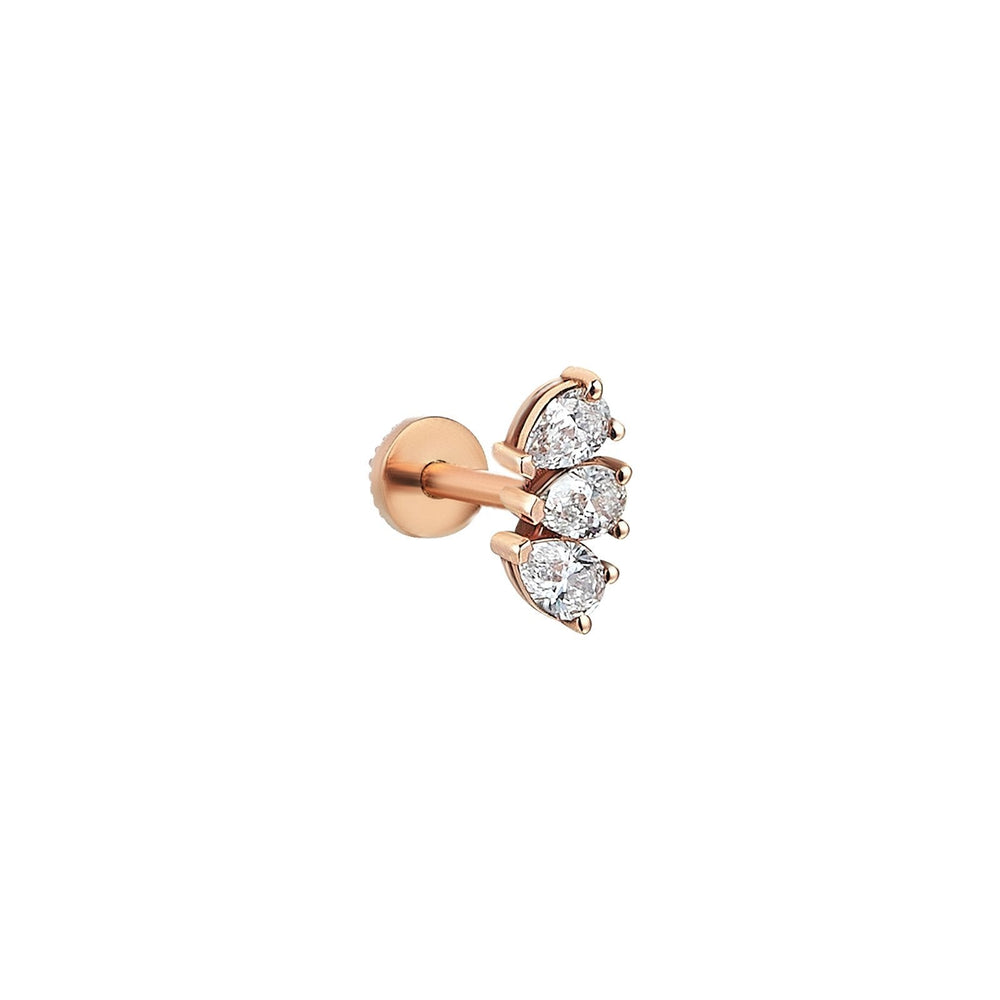Trio Pear Maxi Stud Piercing