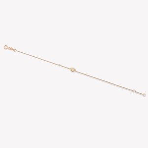 Evil Eye Dot Chain Bracelet