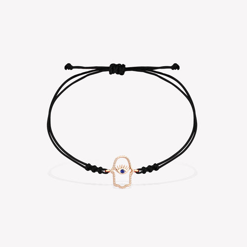 Hamsa Cord Bracelet
