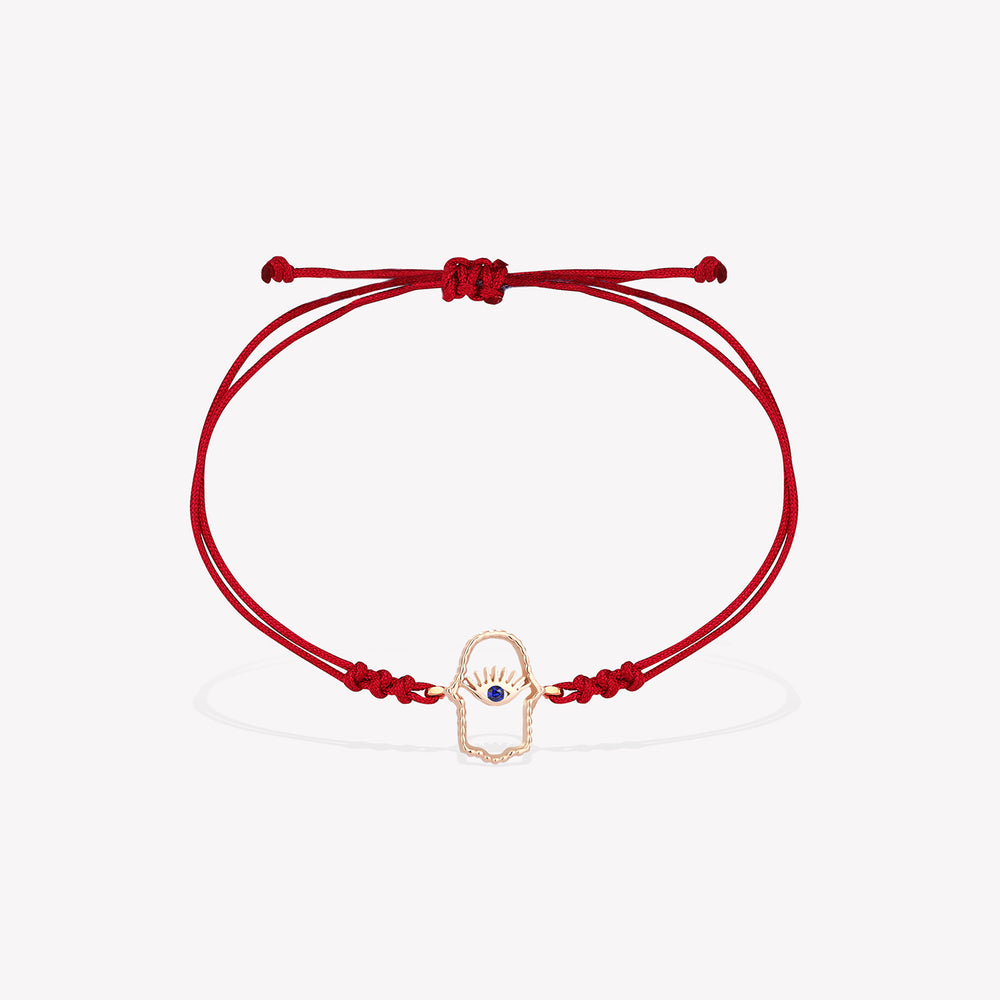 Hamsa Cord Bracelet
