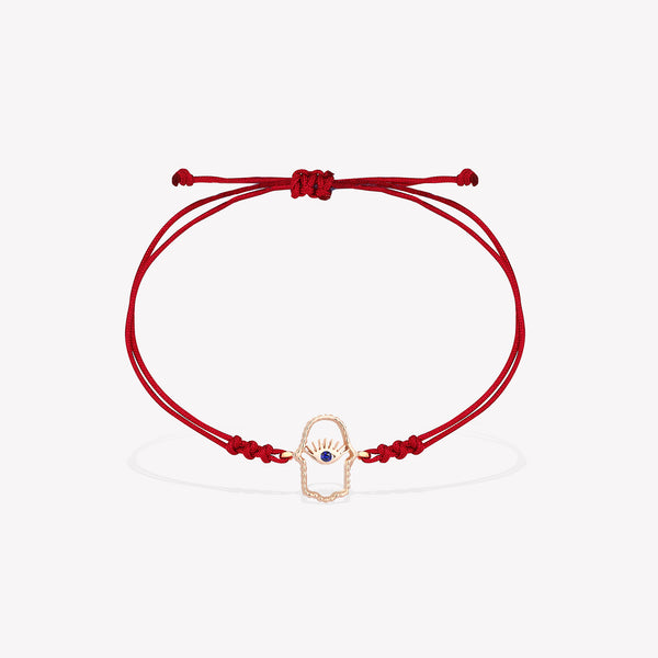 Hamsa Cord Bracelet