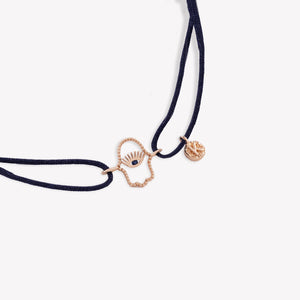 Hamsa Cord Bracelet