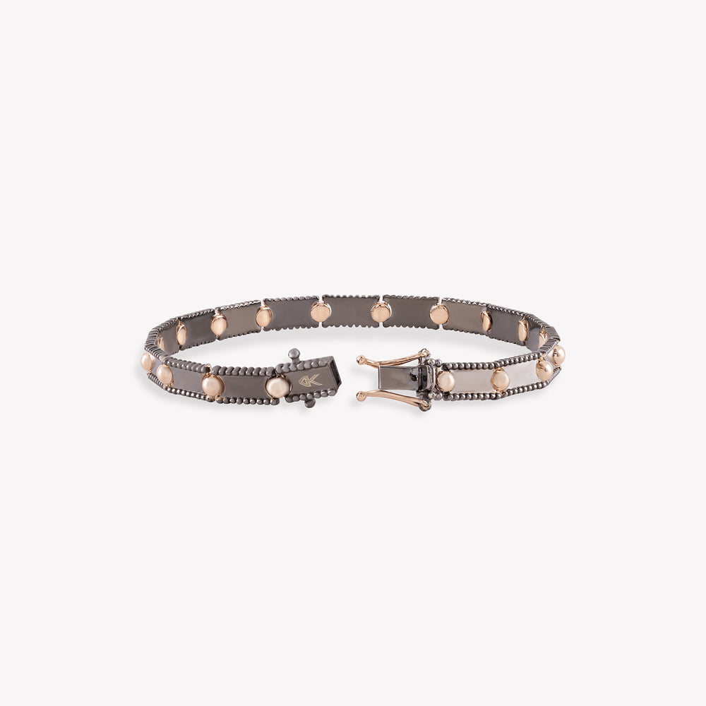 Midnight Trio Beads Bracelet