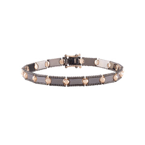 Midnight Trio Beads Bracelet