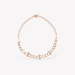 Marled Chain Bracelet
