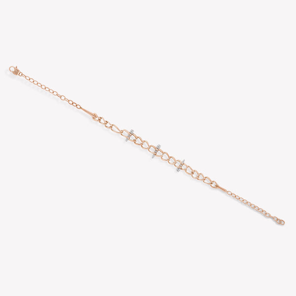 Marled Chain Bracelet