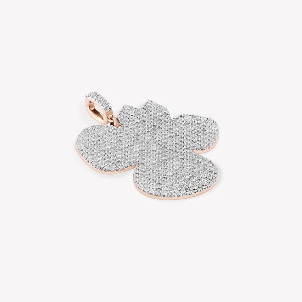 Shimmery Clover Charm