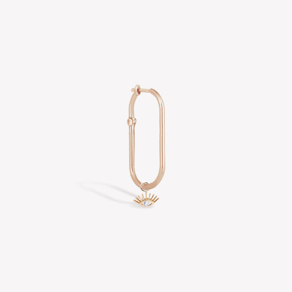 Equality Eye Hoop Earring