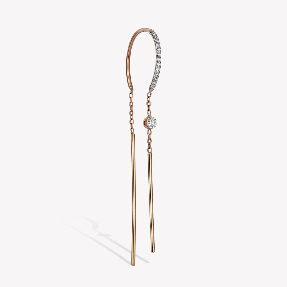 Azura Invisible Maxi Dangling Earring