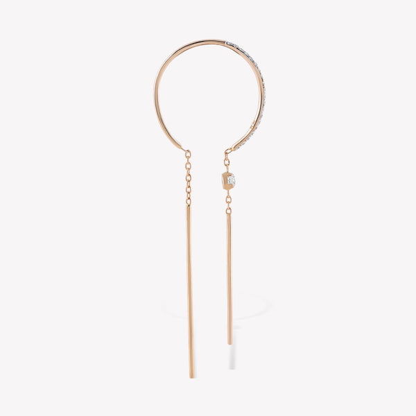 Azura Invisible Maxi Dangling Earring