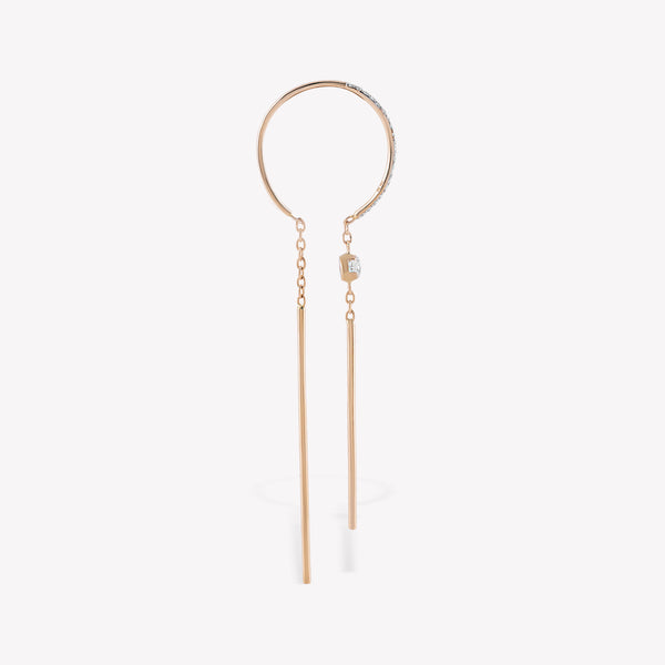 Azura Invisible Mini Dangling Earring