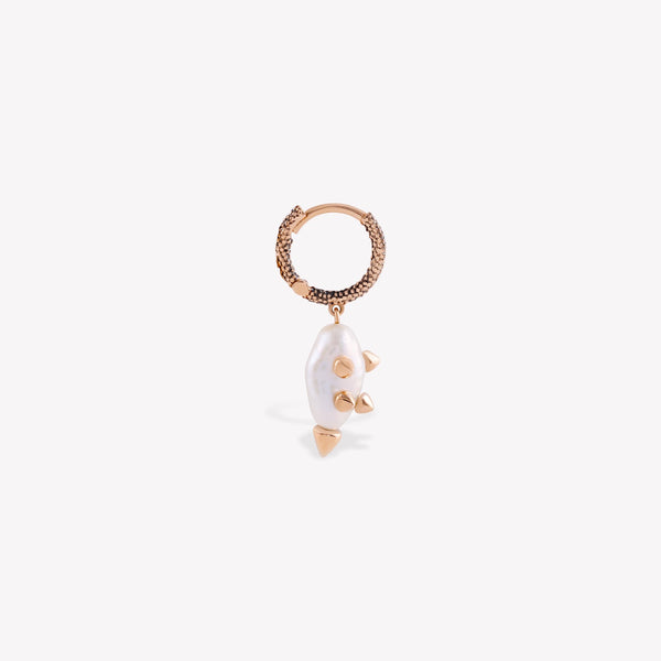 Edgy Perla Hoop Earring