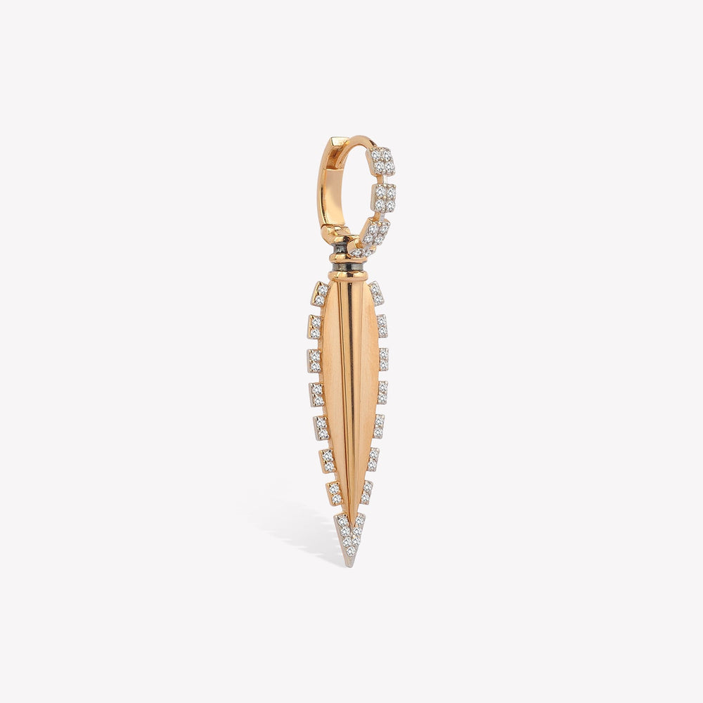 Victoria Dangling Hoop Earring