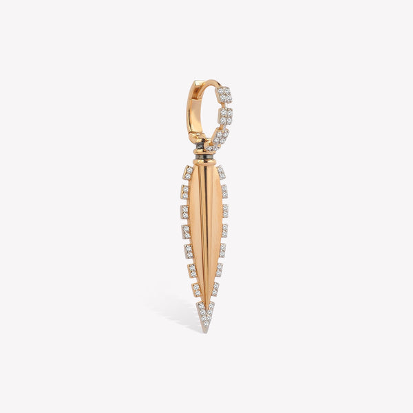 Victoria Dangling Hoop Earring