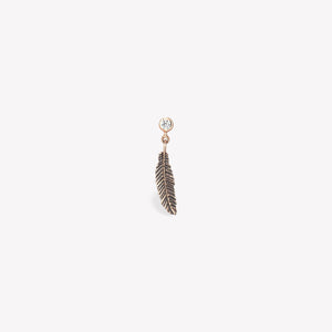 Raven Feather Dangling Earring