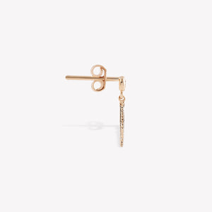 Raven Feather Dangling Earring