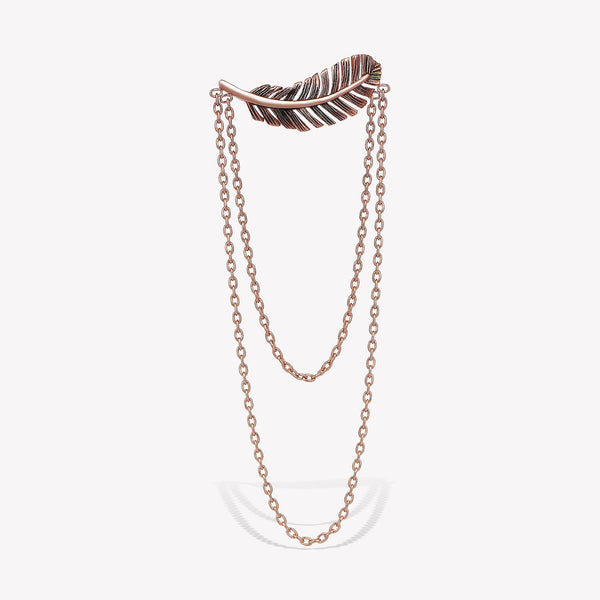 Raven Feather Dangling Earring