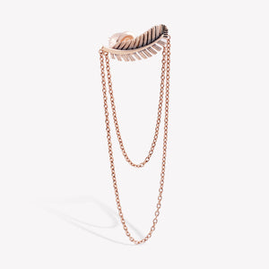 Raven Feather Dangling Earring