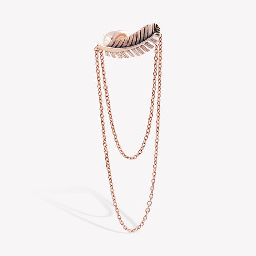 Raven Feather Dangling Earring