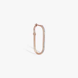 Equality Pave Hoop Earring