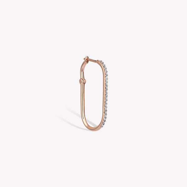 Equality Pave Hoop Earring
