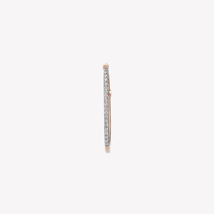 Equality Pave Hoop Earring