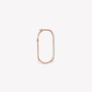 Equality Pave Hoop Earring