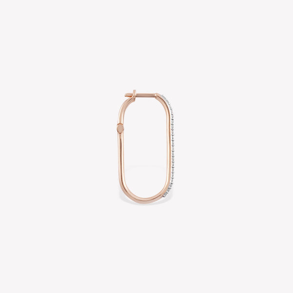 Equality Pave Hoop Earring