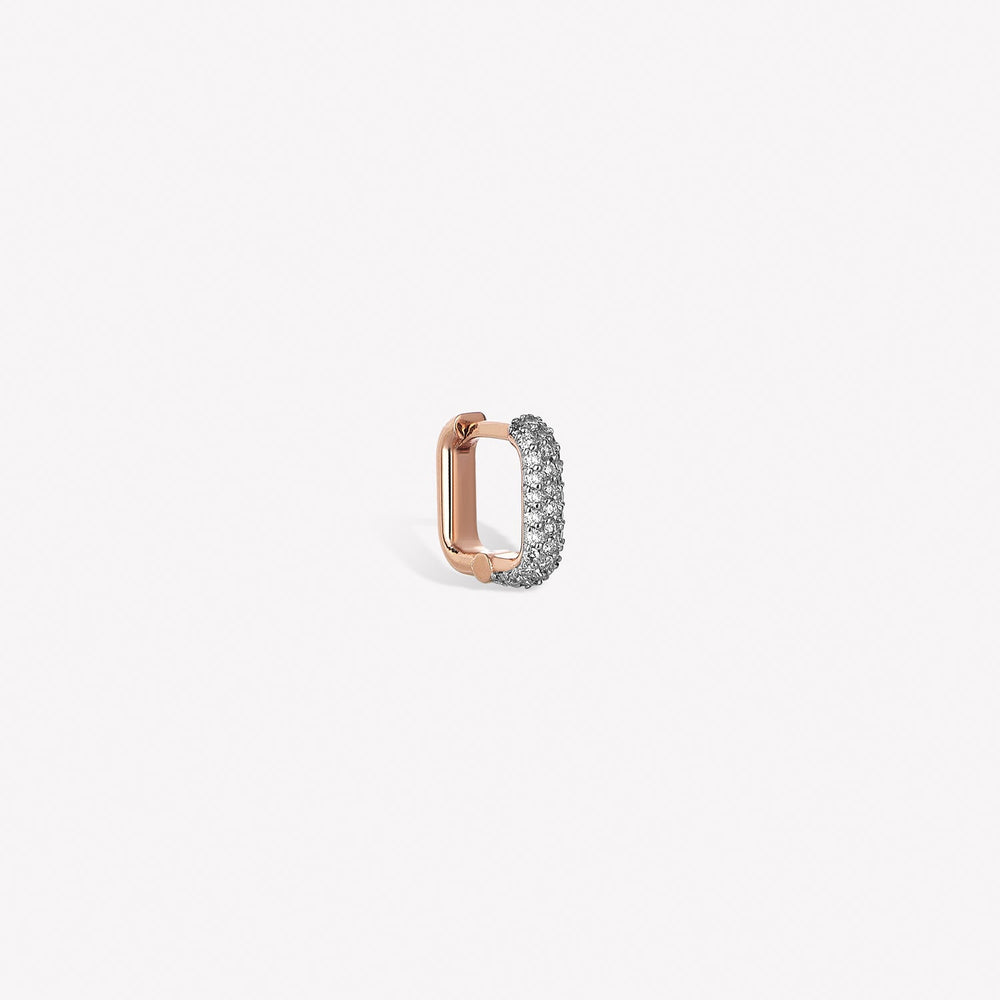 Cube Hoop Earring