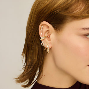 Cube Hoop Earring