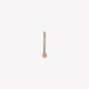 Shimmery Circle Hoop Earring