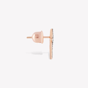 Maxi Pave Struck Star Stud Earring