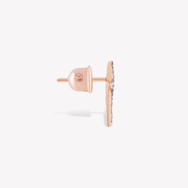Maxi Pave Struck Star Stud Earring