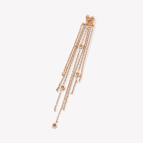 Mini Solitaire Chain Tassel Backing