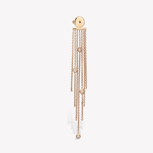 Mini Solitaire Chain Tassel Backing