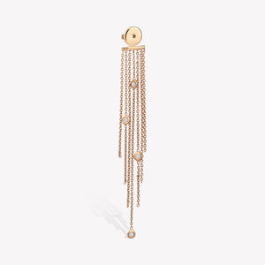 Mini Solitaire Chain Tassel Backing